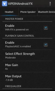 Increase default volume of android device