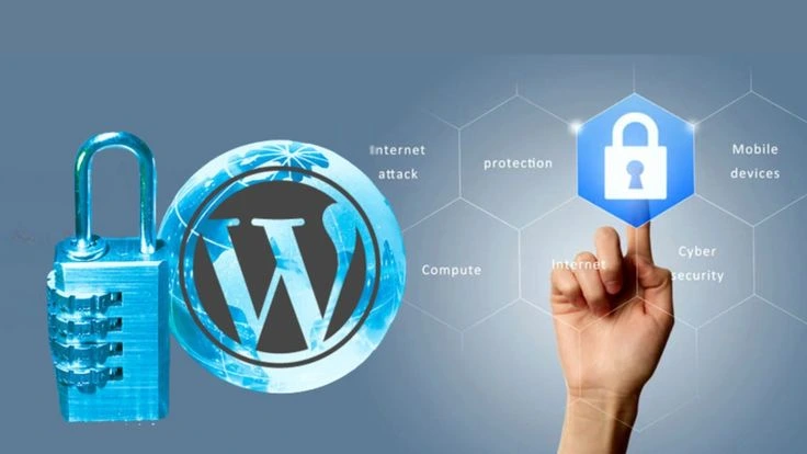 Securing WordPress site after hack recovery with strong passwords and firewall