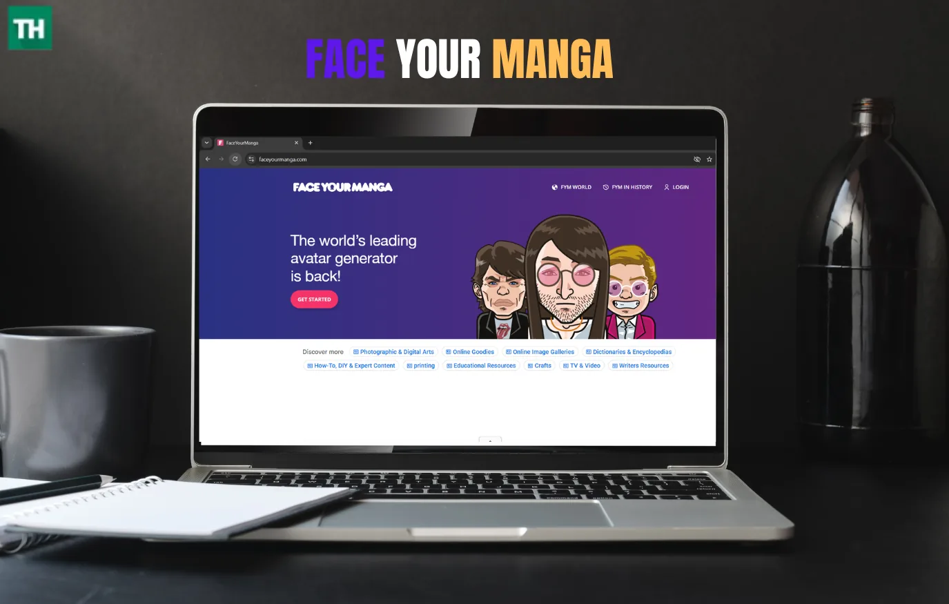 Face Your Manga anime and manga style avatar creator with high definition output