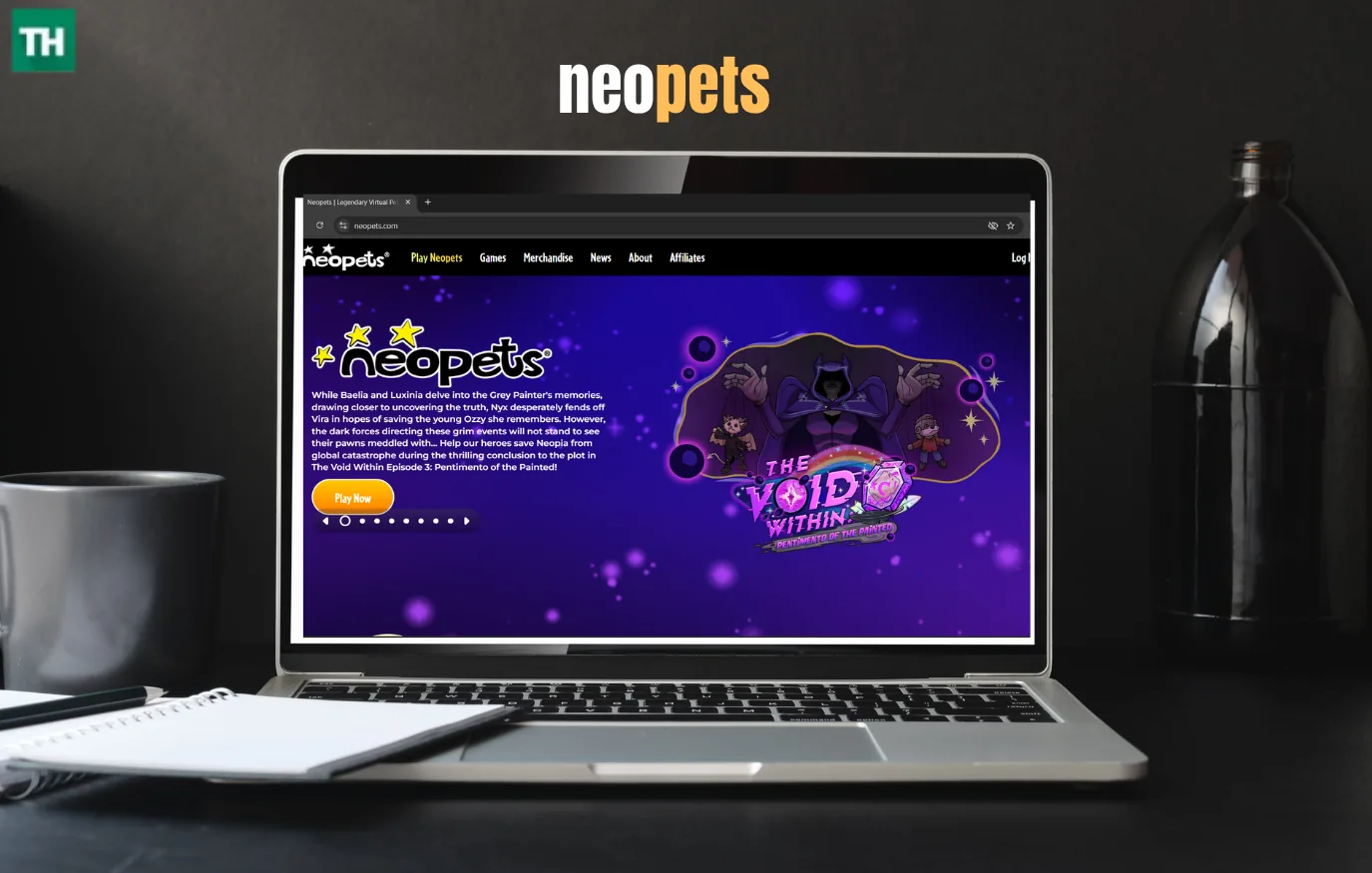 Neopets avatar customization interface with virtual pet world integration
